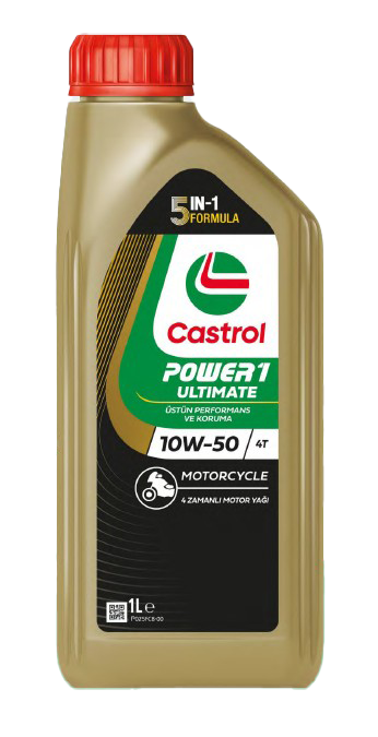 Castrol Power1 Ultimate 4T 10W-50 Motorsiklet Yağı 1 Lt