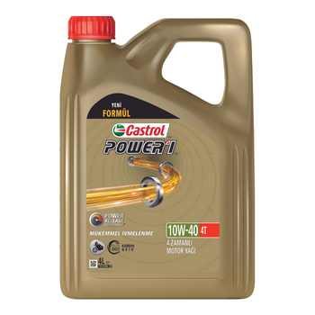 Castrol Power1 4T 10W-40 Motosiklet Yağı 4 Lt
