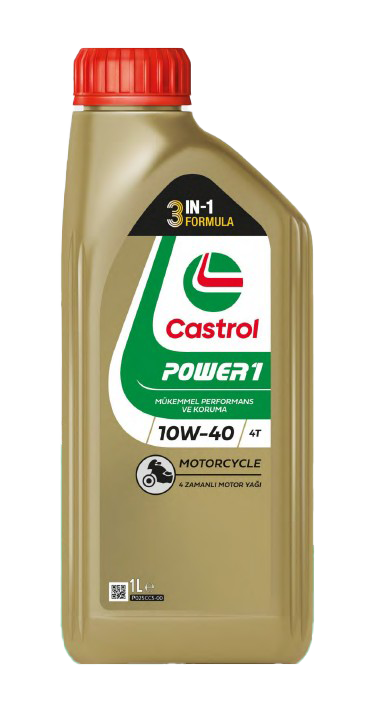 Castrol Power1 4T 10W-40 Motosiklet Yağı 1 Lt