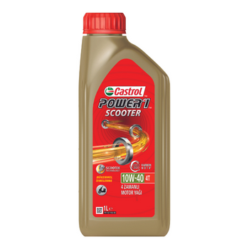Castrol Power1 Scooter 4T 10W-40 Motosiklet Yağı 1 Lt