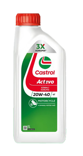 Castrol Actevo 4T 20W-40 Motosiklet Yağı 1 Lt