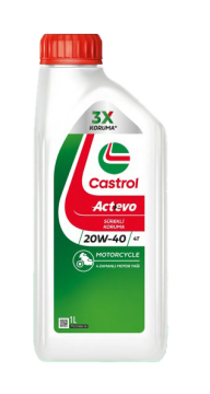 Castrol Actevo 4T 20W-40 Motosiklet Yağı 1 Lt