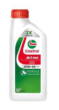 Castrol Actevo 4T 20W-40 Motosiklet Yağı 1 Lt