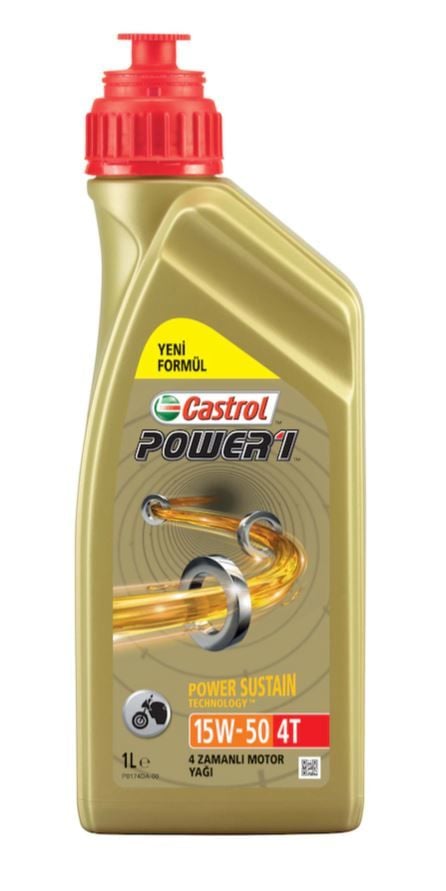 Castrol Power1 4T 15W-50 1 LT Motosiklet Yağı