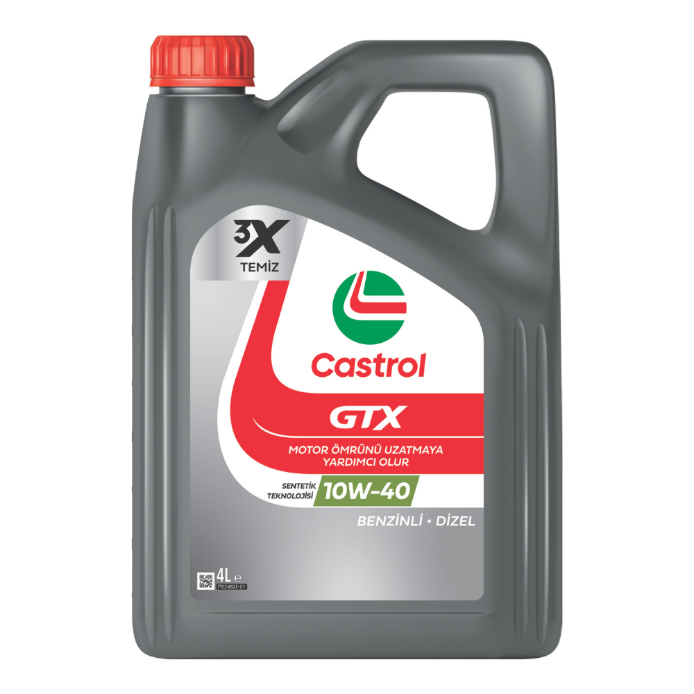 Castrol GTX 10W-40 Motor Yağı 4 Lt