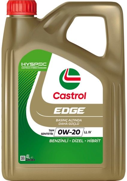 Castrol Edge 0W-20 LL IV 4Litre
